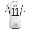 Officiële Voetbalshirt Duitsland Mario Gotze 11 Thuis WK 2022 - Heren